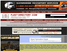 Tablet Screenshot of fleetdirectory.com